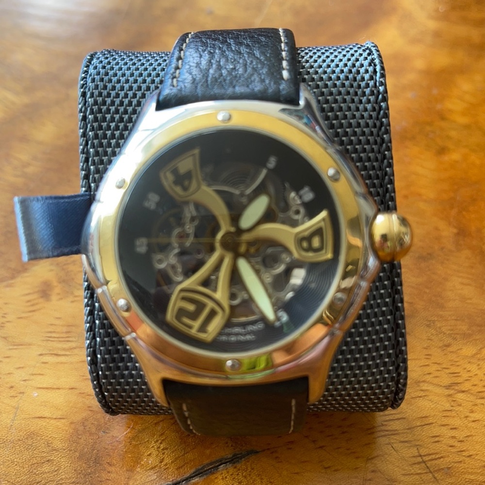 Stuhrling Men's Skeleton Automatic Watch